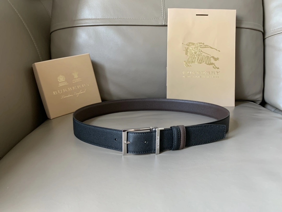 Barbara-- 3.4CM cowhide three piece--reversible Calfskin item:C-S333K1813